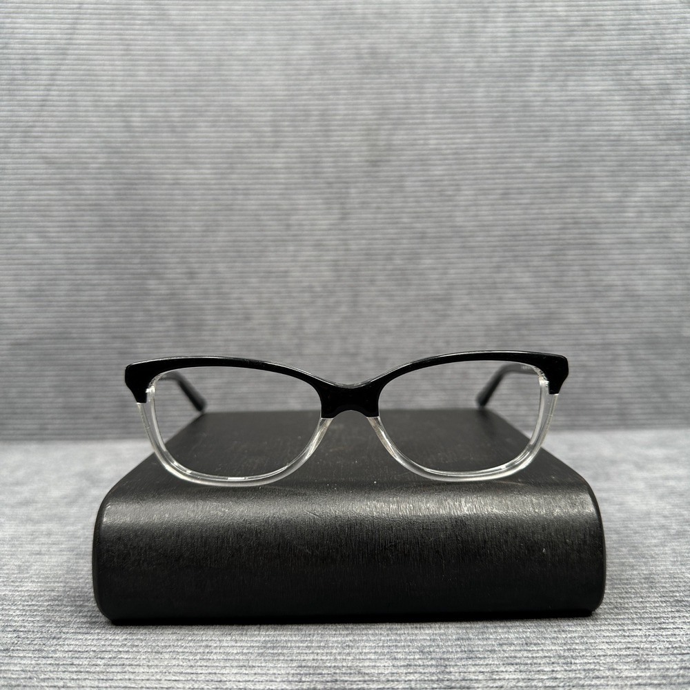 DKNY DY 4662 3670 Black‎ Clear Cat Eye Y2K Eyeglass Frames 52-16-140 Womens